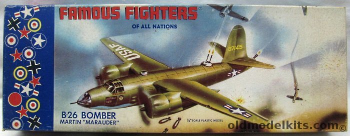 Aurora 1/46 Martin B-26 Marauder, 371-259 plastic model kit